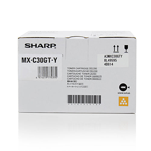 Sharp MXC30GTY Tonerkassett Original Gul