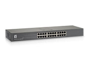 LevelOne GSW-2457 nätverksswitchar Ohanterad Gigabit Ethernet (10/100/1000) Svart
