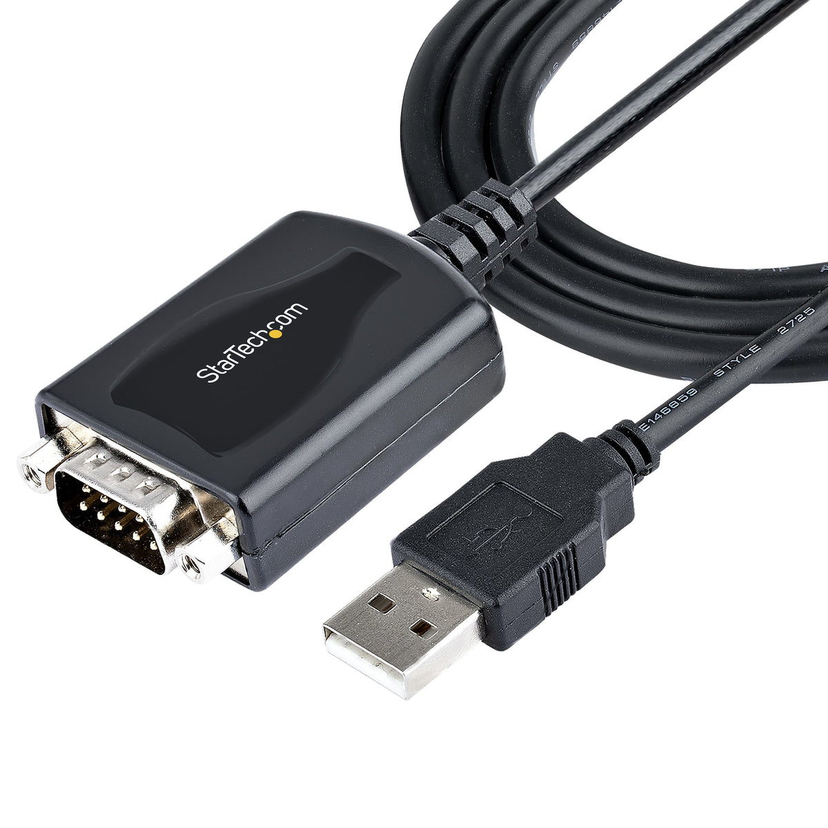 StarTech.com 1 m USB- till seriell kabel med COM-portretention
