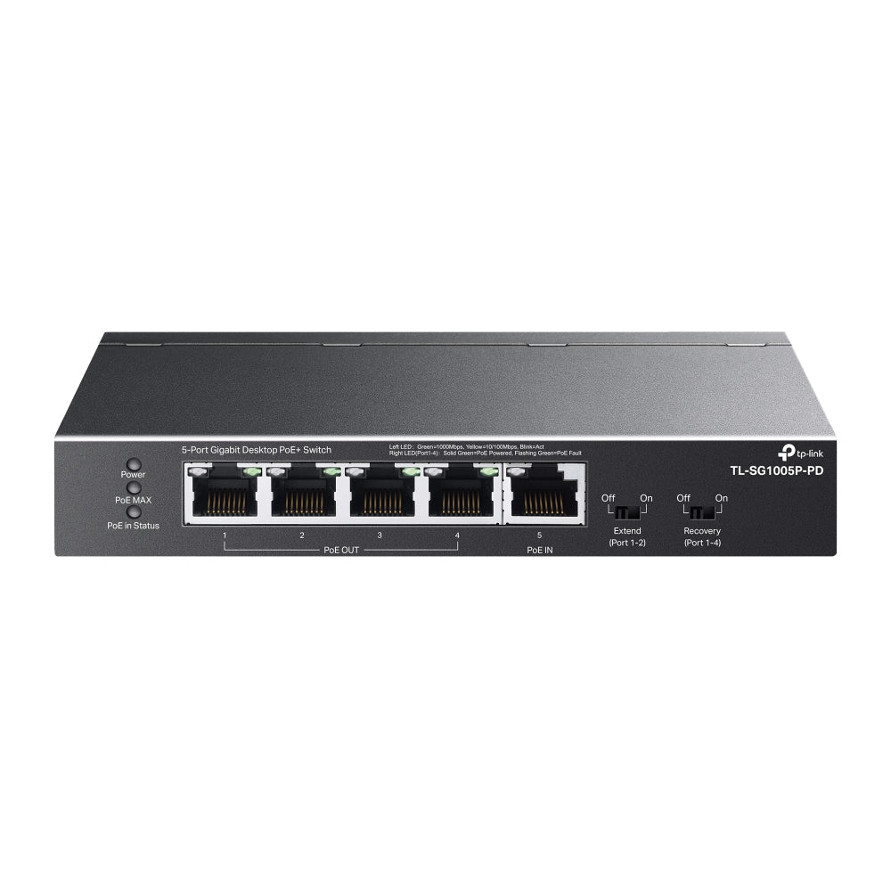 TP-Link TL-SG1005P-PD nätverksswitchar Gigabit Ethernet (10/100/1000)