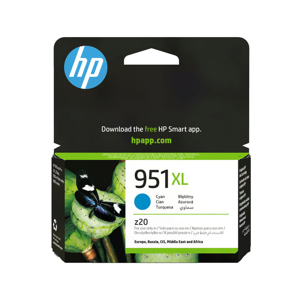 HP 951XL cyan original bläckpatron med hög kapacitet