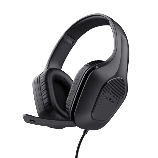 Trust GXT 415 Zirox Headset Kabel Huvudband Spela Svart