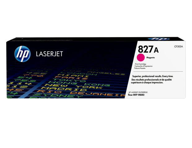 HP 827A magenta LaserJet-originaltonerkassett tonerkassett