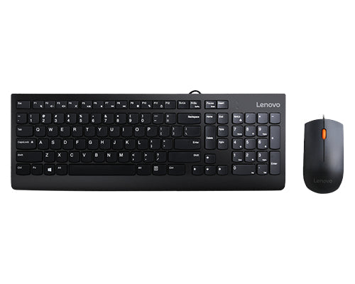 Lenovo 300 tangentbord Mus inkluderad Universal USB QWERTY Engelska (USA) Svart