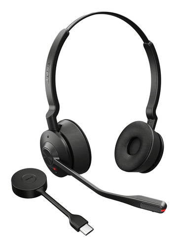 Jabra Engage 55 SE Headset Trådlös Huvudband Kontor/callcenter USB Type-C Svart