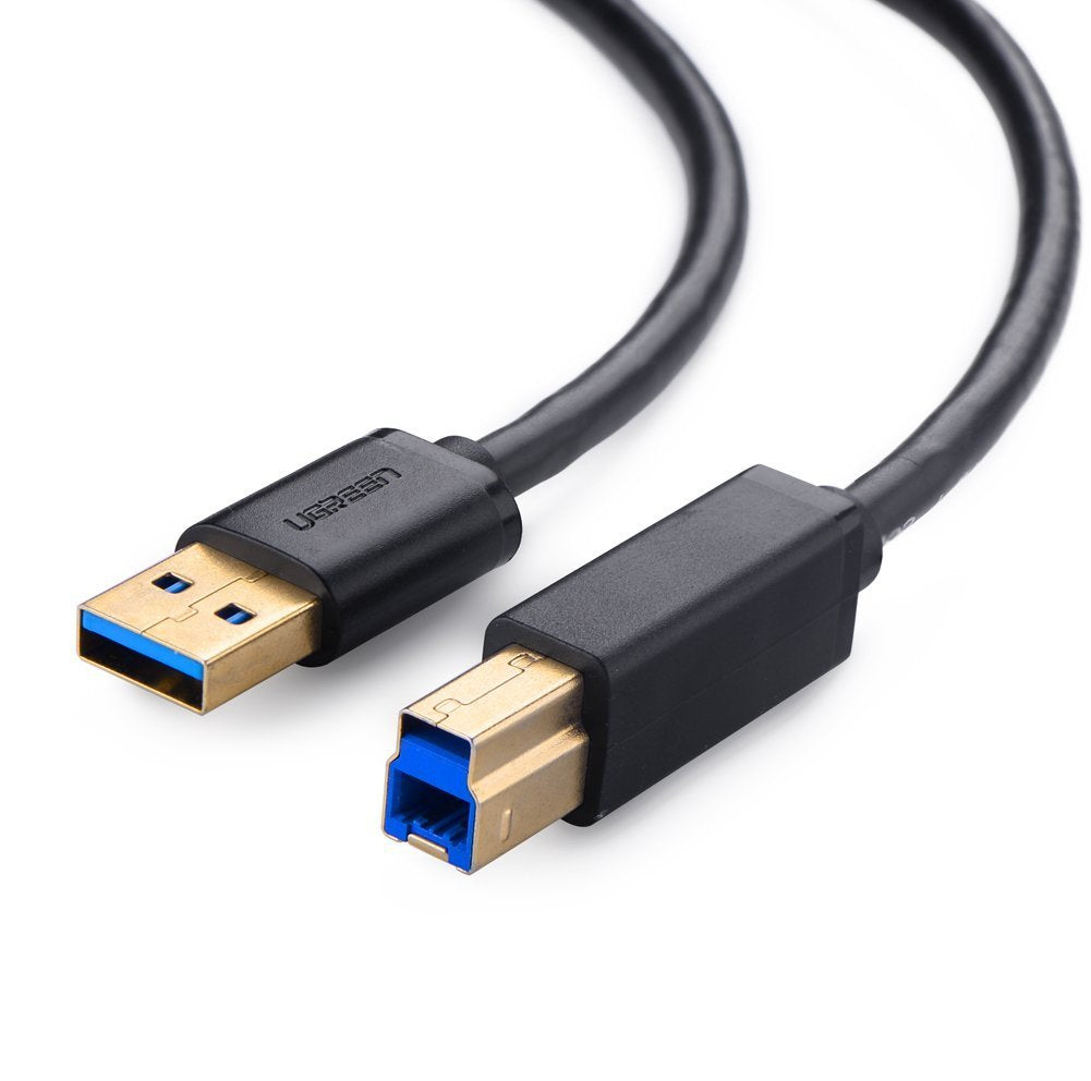 Ugreen 10372 USB-kablar USB 3.2 Gen 1 (3.1 Gen 1) 2 m USB A USB B Svart