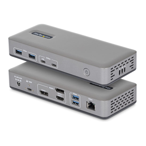 StarTech.com USB-C-dockningsstation för tredubbel monitor