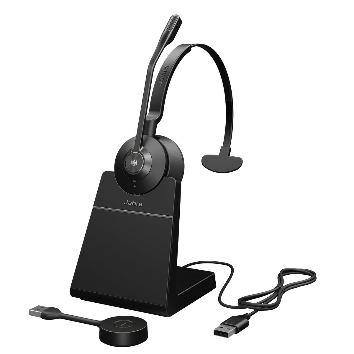 Jabra Engage 55 Headset Trådlös Huvudband Kontor/callcenter Svart