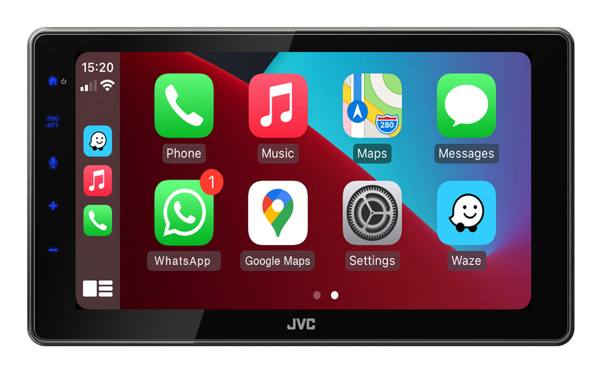 JVC KW-M795DBW Svart