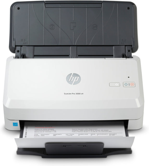 HP Scanjet Pro 3000 s4 Arkmatad skanner 600 x 600 DPI A4 Svart