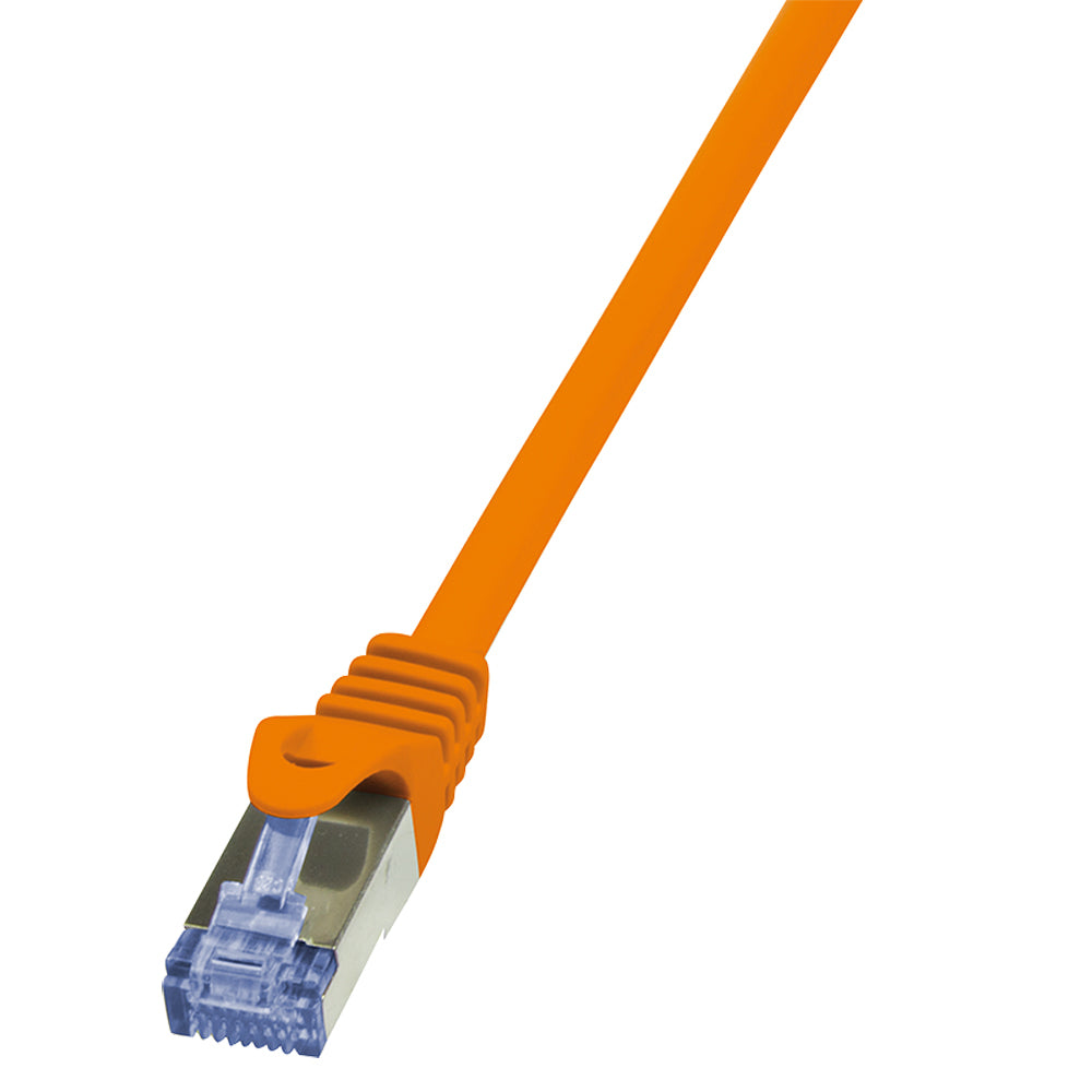 LogiLink 0.25m Cat.6A 10G S/FTP nätverkskablar Orange 0,25 m Cat6a S/FTP (S-STP)