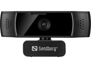 Sandberg 134-38 webbkameror 2,07 MP 1920 x 1080 pixlar USB 2.0 Svart