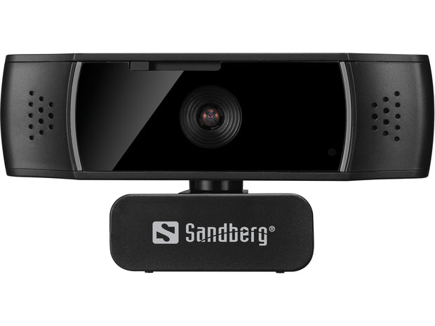 Sandberg 134-38 webbkameror 2,07 MP 1920 x 1080 pixlar USB 2.0 Svart