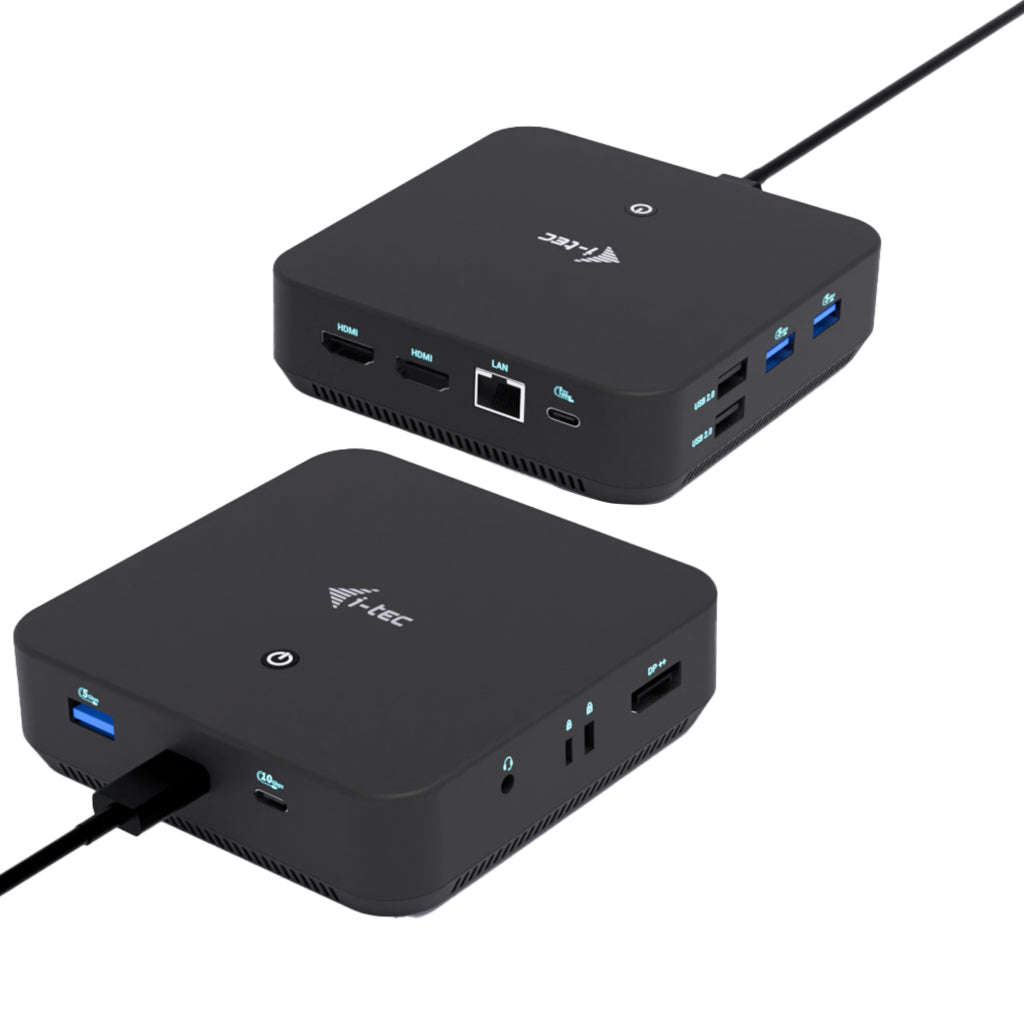 i-tec USB-C DP Dual HDMI Docking Station with Power Delivery 100 W Kabel USB 3.2 Gen