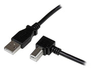StarTech.com 2m USB 2.0 USB-kablar USB A USB B 0,48 Gbit/s Svart
