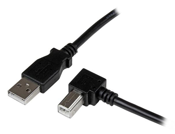 StarTech.com 2m USB 2.0 USB-kablar USB A USB B 0,48 Gbit/s Svart