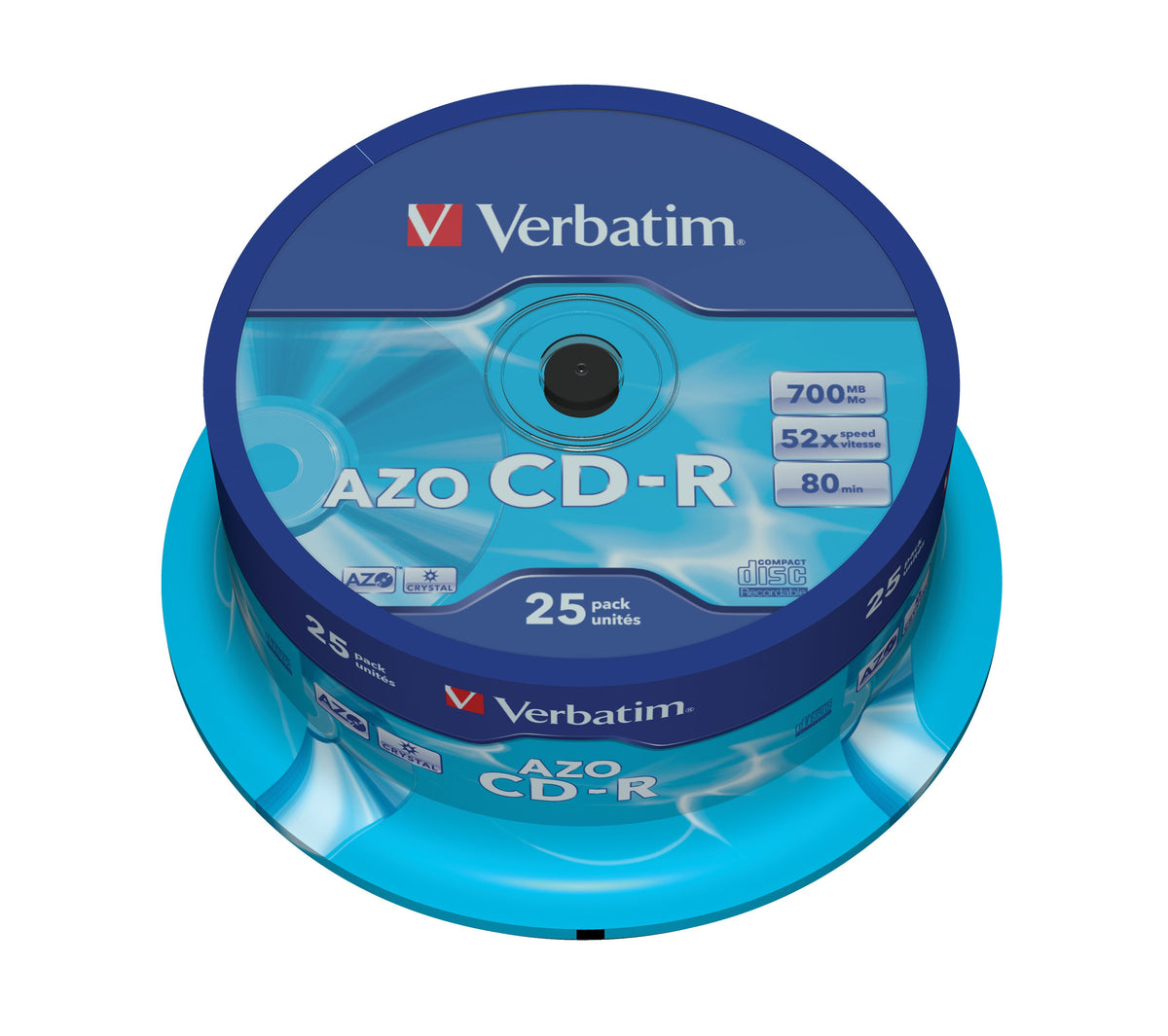 Verbatim CD-R AZO Crystal