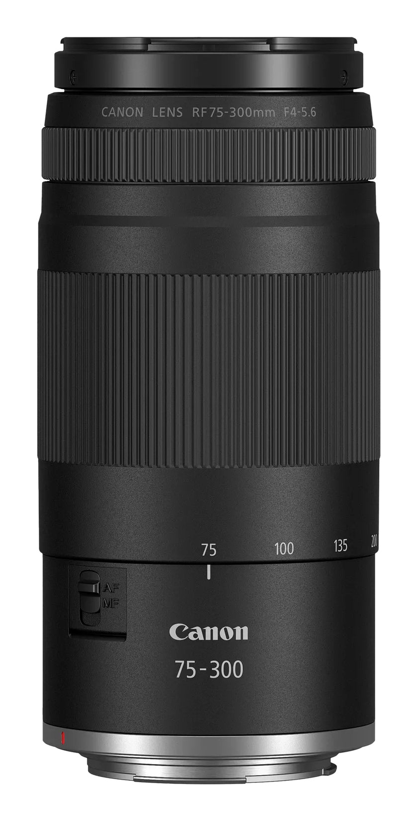 Canon RF 75-300 mm F4-5.6 Cropped frame(APS-C) camera Zoomobjektiv Svart