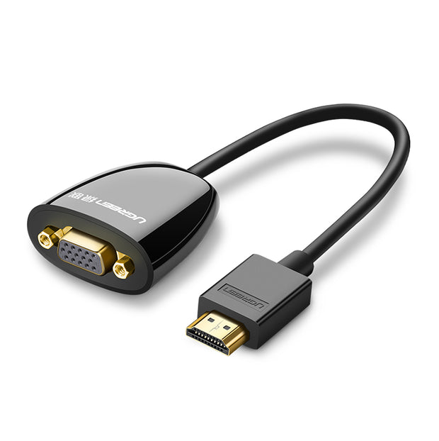 Ugreen 40253 videokabeladapter 0,25 m HDMI Typ A (standard) VGA (D-Sub) Svart