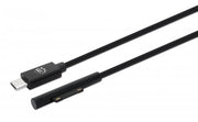 Manhattan 353632 USB-kablar 1,8 m USB C Surface Connect Svart