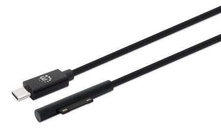Manhattan 353632 USB-kablar 1,8 m USB C Surface Connect Svart