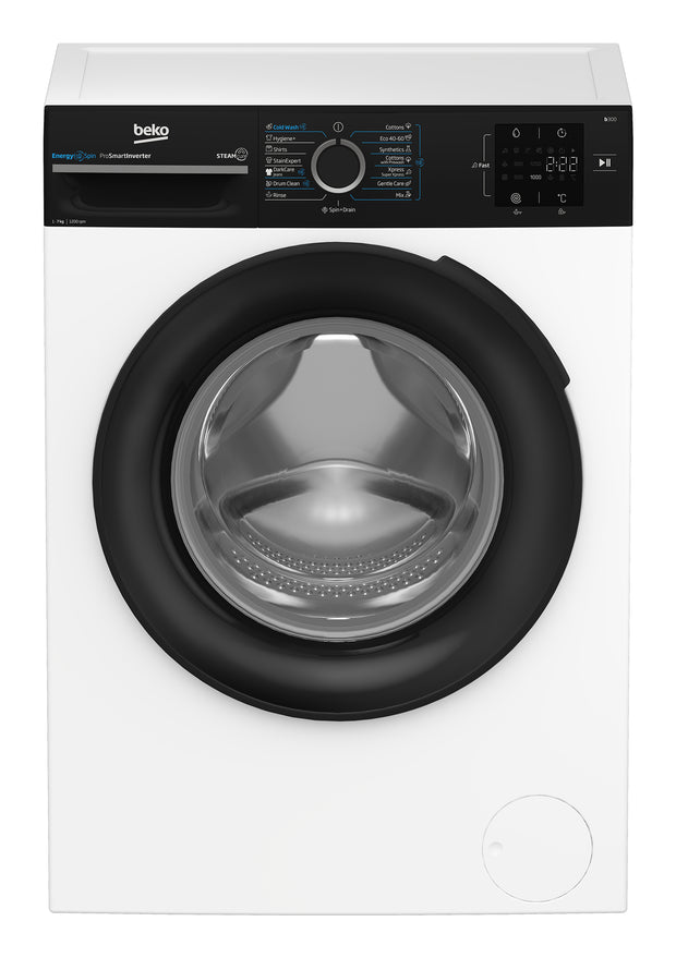 Beko b300 BM3WFSU37213WPBB tvättmaskin Frontmatad 7 kg 1151 RPM Vit