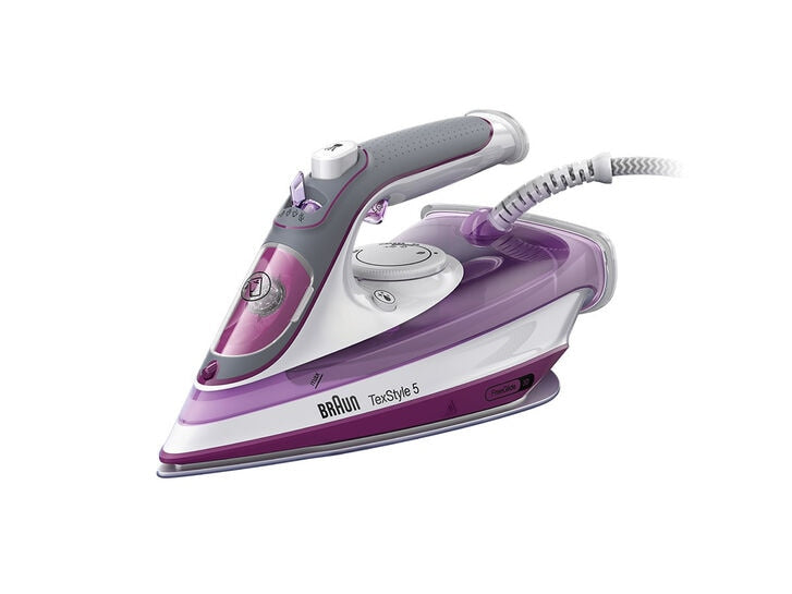 Braun TexStyle 5 SI 5037 VI Ångstrykjärn Keramisk stryksula 2700 W Violett