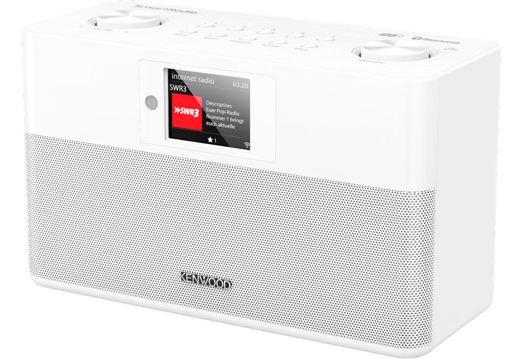Kenwood CR-ST100S-W radioapparater Internet Vit