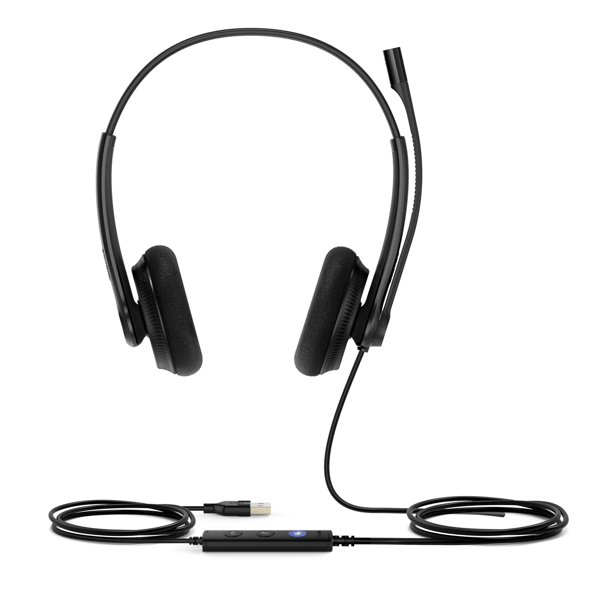 Yealink UH34 Lite Dual Teams Headset Kabel Huvudband Kontor/callcenter USB Type-A