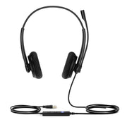 Yealink UH34 Lite Dual Teams Headset Kabel Huvudband Kontor/callcenter USB Type-A