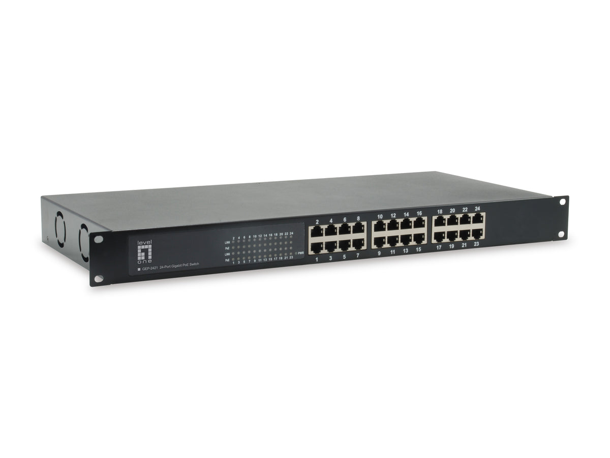 LevelOne GEP-2421W150 nätverksswitchar Ohanterad Gigabit Ethernet (10/100/1000)
