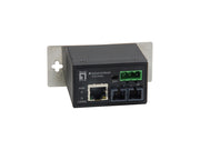 LevelOne IEC-4002 mediakonverterare för nätverk 100 Mbit/s Flerläge Svart