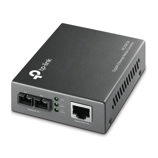 TP-Link MC200CM V3 mediakonverterare för nätverk Intern 1000 Mbit/s 850 nm Flerläge Svart