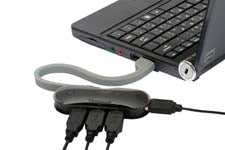 Targus 4-Port Smart USB Hub Svart