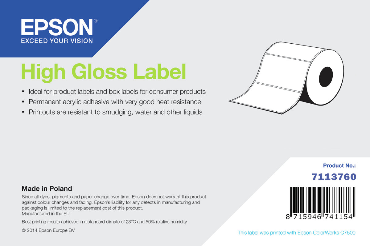 Epson High Gloss Label