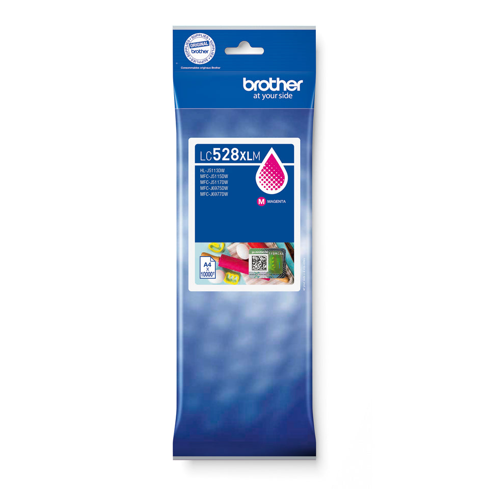 Brother LC528XLM bläckpatroner Original Mycket hög kapacitet Magenta