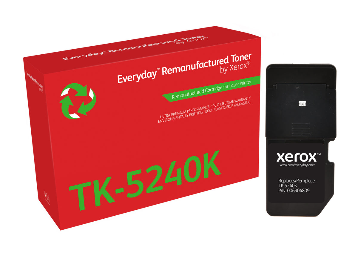 Everyday Svart Remanufactured Toner by Xerox compatible with Kyocera TK-5240K