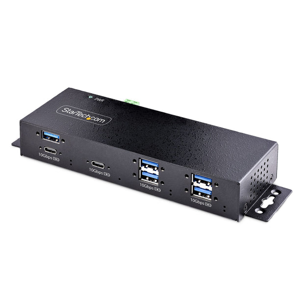 StarTech.com Industriell USB 10 Gbps hubb med 7 portar och strömadapter