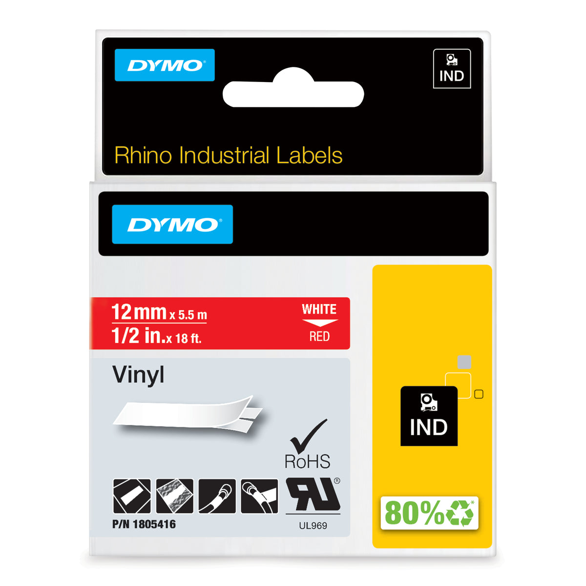 DYMO Industriella Rhino-vinyletiketter