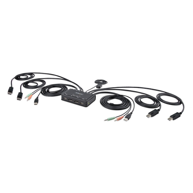 StarTech.com C2-DD46-UA2-CBL-KVM KVM-switchar Svart