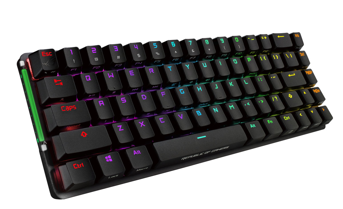 ASUS ROG Falchion tangentbord Spela Trådlös RF + USB AZERTY Fransk Svart