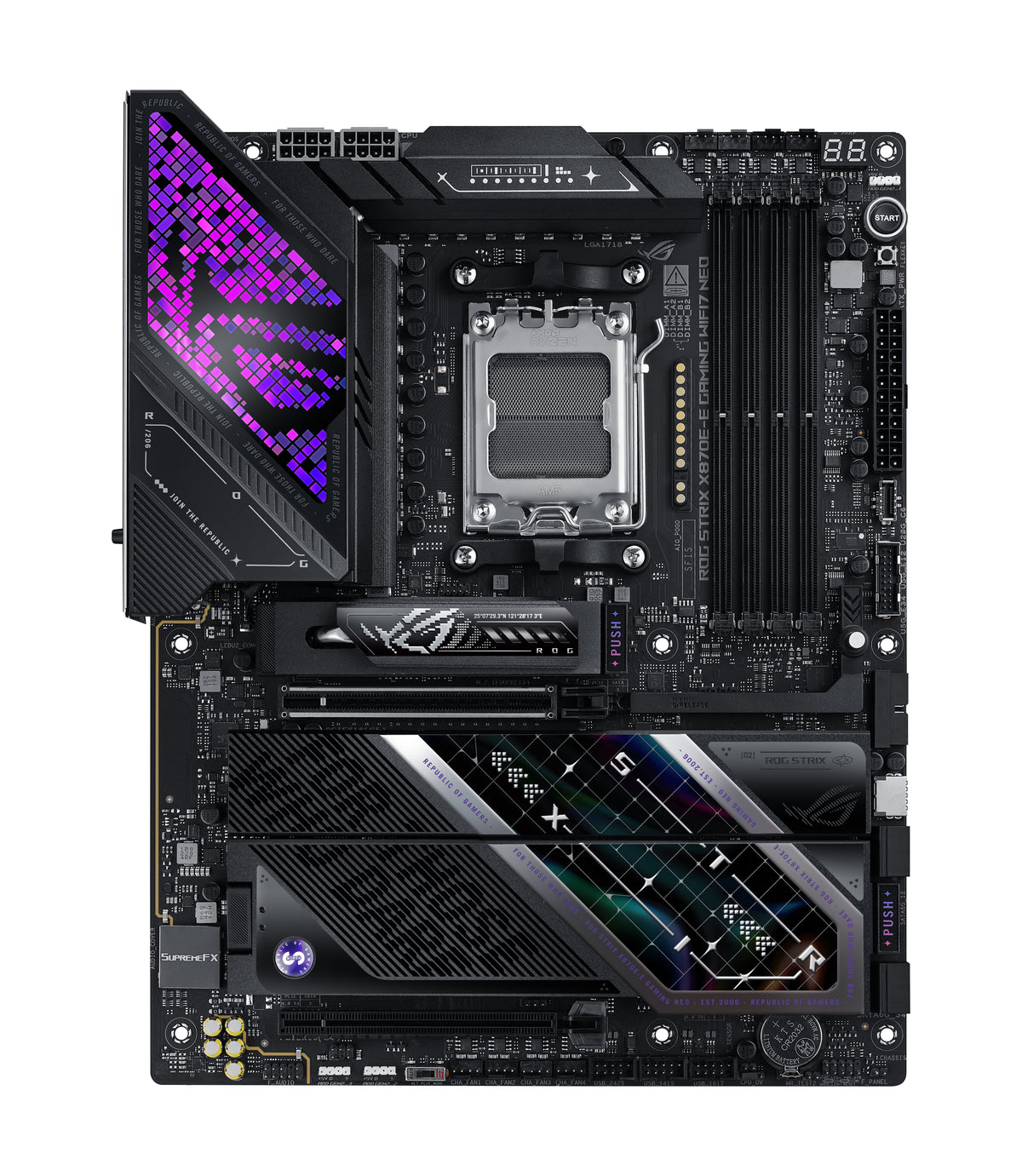 ASUS ROG STRIX X870E-E GAMING WIFI7 NEO AMD X870E AM5-sockel ATX