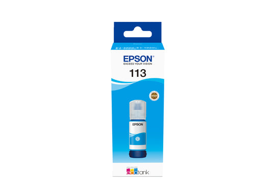 Epson 113 EcoTank Pigment Cyan ink bottle - Bläckstråleskrivare