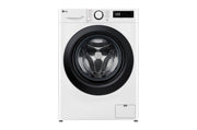LG F4DR509SBW kombinerad tvättmaskin och Tumlare Fristående Frontmatad Svart