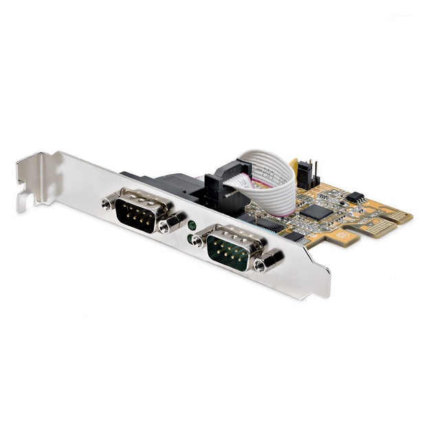 StarTech.com Seriellt gränssnittskort med 2 portar för PCI Express