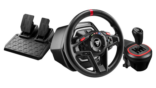Thrustmaster T128 Shifter Pack Svart USB Ratt + Pedaler Analog PC