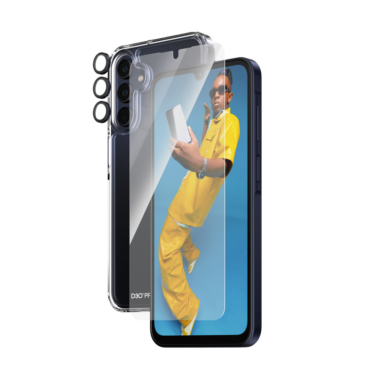 PanzerGlass 3-in-1 Protection Pack Samsung Galaxy A15