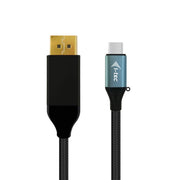 i-tec C31CBLDP60HZ2M videokabeladapter 2 m USB Type-C DisplayPort Svart