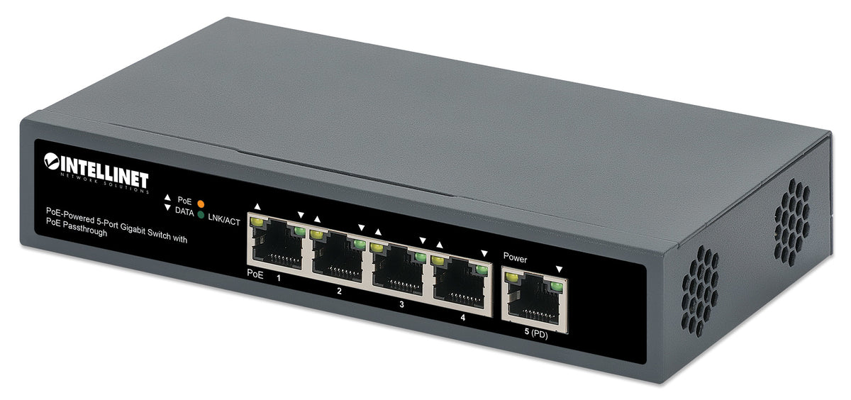 Intellinet 561808 nätverksswitchar Gigabit Ethernet (10/100/1000) Strömförsörjning
