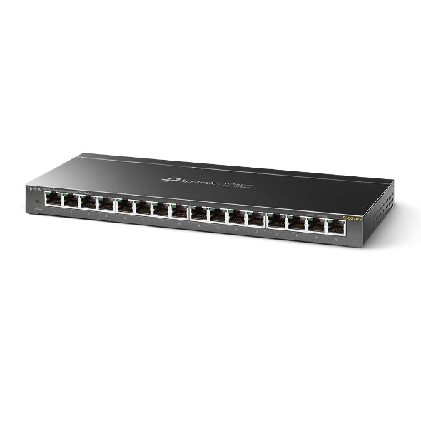 TP-Link TL-SG116E Ohanterad L2 Gigabit Ethernet (10/100/1000) Svart